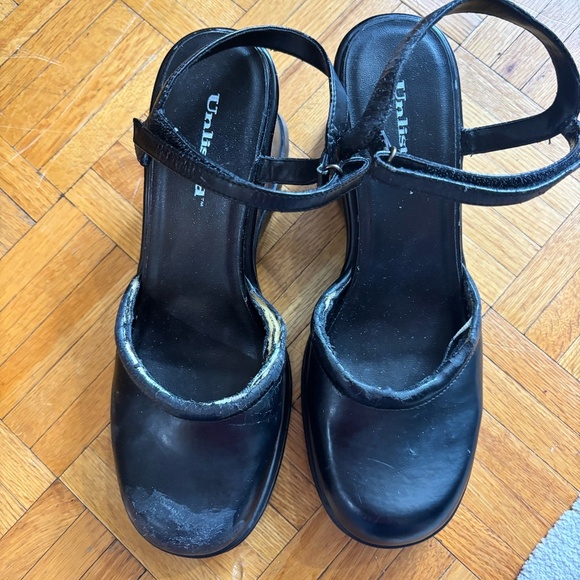 Vintage y2k 90s platform heels Mary Jane - Picture 1 of 6